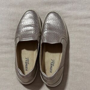 Final price drop. Vaneli Spirt Metallic Slip-On Shoes 9 Narrow